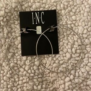 Unworn cute hoop earrings